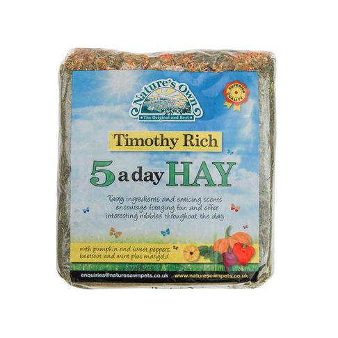 Nature's Own 5 A Day Timothy Rich Hay Bedding