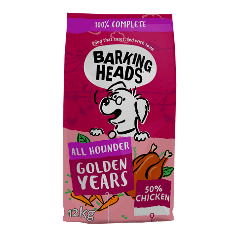 Barking Heads All Hounder Golden Years Chicken Senior Dry Dog Food
