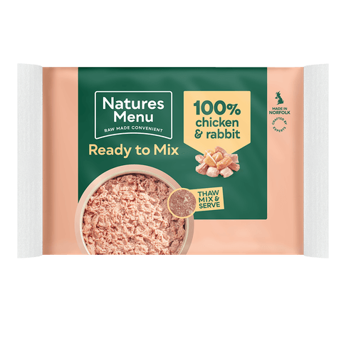 Natures Menu Minced Chicken &amp; Rabbit Raw Dog Food