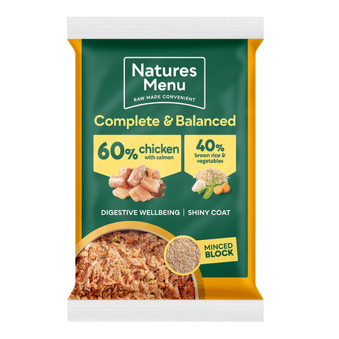 Natures Menu Chicken &amp; Salmon Dinner Raw Dog Food