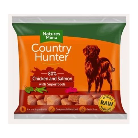 Country Hunter Chicken &amp; Salmon Raw Nuggets for Dogs