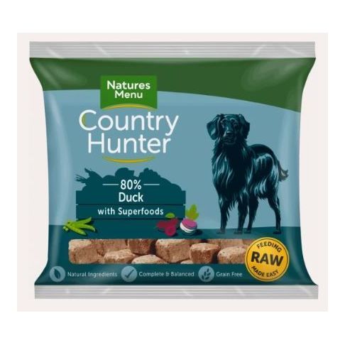 Country Hunter Succulent Duck Raw Nuggets for Dogs