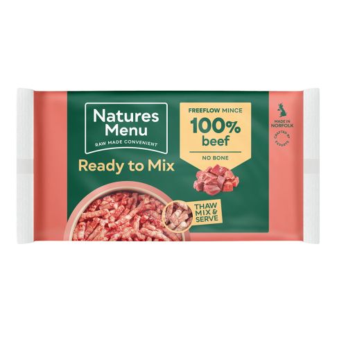 Natures Menu Free Flow Beef Raw Mince for Dogs
