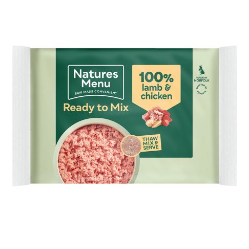 Natures Menu Minced Lamb &amp; Chicken Raw Dog Food