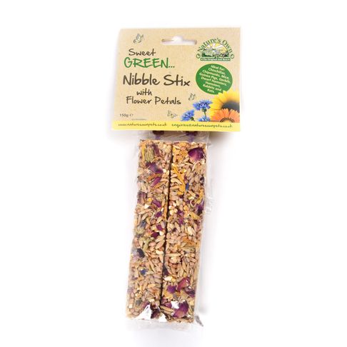 Nature's Own Sweet Green Nibble Stix with Flower Petals