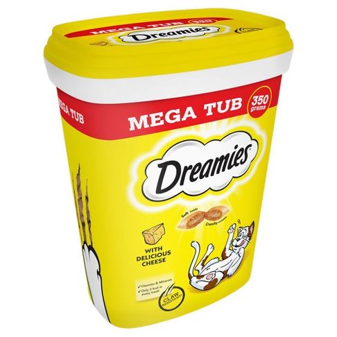 Dreamies Cat Treats With Cheese Mega Tub