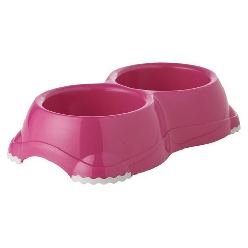 Sharples 'N' Grant Twin Smarty Bowl Pink 11cm
