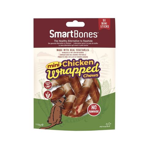 SmartBones Mini Chicken Wrapped Chews (9 Pack)