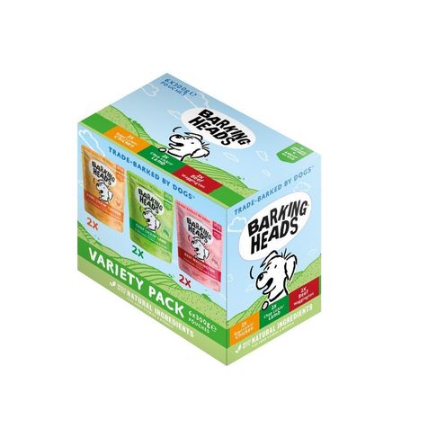 Barking Heads Wet Food Variety Pack 6 x 300g