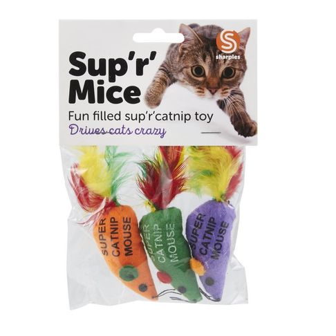 Sharples 'N' Grant Ruff 'N' Tumble Sup 'R' Mice &amp; Catnip