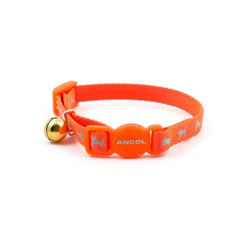 Ancol Collar Kitten Hi-Viz Orange 11 - 20cm