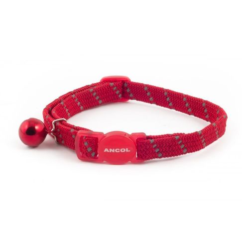 Ancol Collar Cat Reflective Red 20-30cm