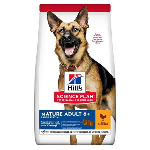 Hill's Science Plan Mature Adult Large Breed Dry Dog Food Chicken 14kg