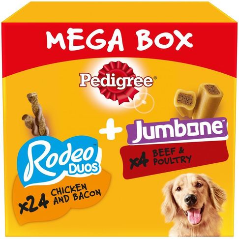 PEDIGREE Rodeo Duos &amp; Jumbone Medium Mega Box 780g