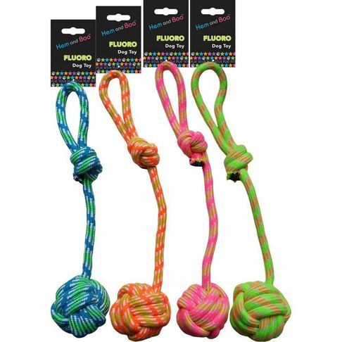 Hemm &amp; Boo Fluoro Rope Toy Long
