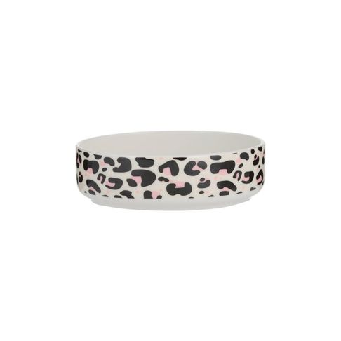Mason Cash Leopard Print Cat Bowl