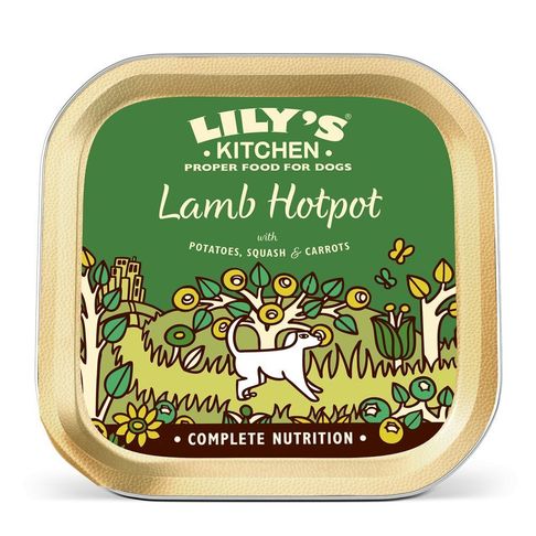 10 x 150g Lily's Kitchen Wet Dog Tray Lamb Hotpot