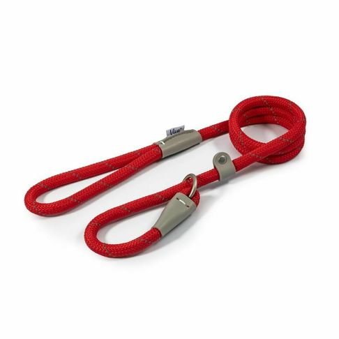 Ancol Reflective Slip Lead Red