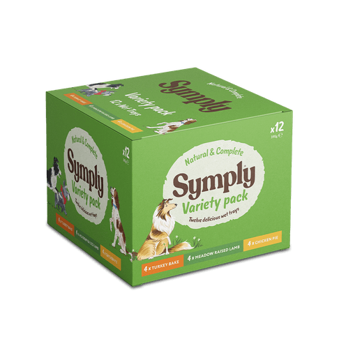 12 x 395g Symply Variety Pack With Rice Dog Food