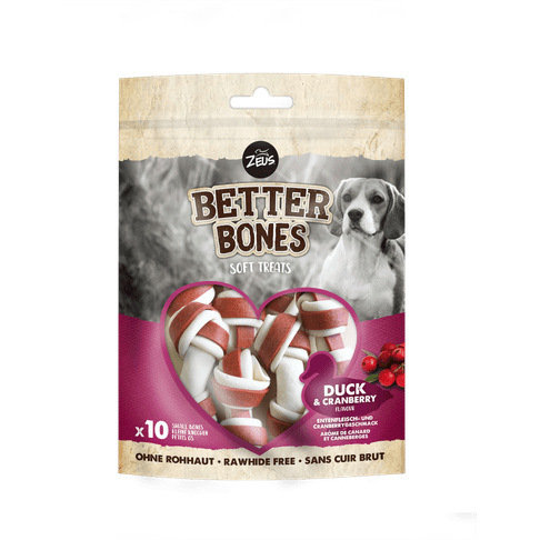Zeus Better Bones Duck &amp; Cranberry Small Bones Dog Treats 7.5cm
