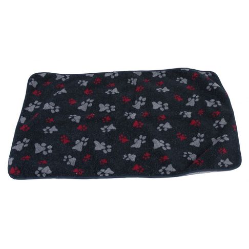 aniMate Blanket Navy Paw Large