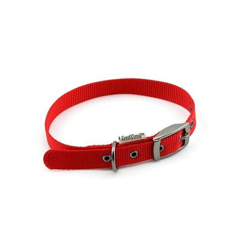 Great&amp;Small Classic Red Buckle Collar