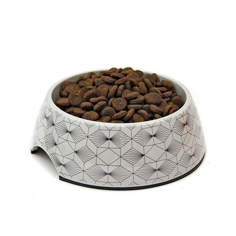 Great&amp;Small Grey Art Deco Melamine Bowl