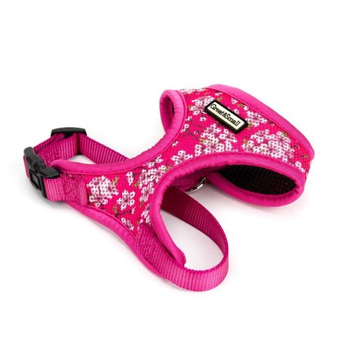 Great&amp;Small Penrose Blossom Pink Mesh Harness