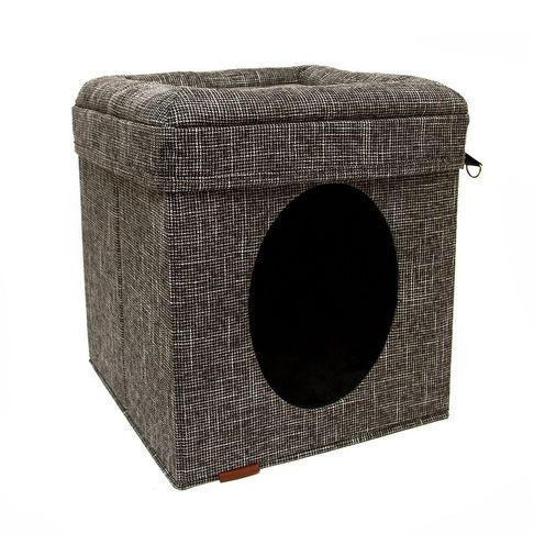Great&amp;Small Snuggle &amp; Snooze Luxury Cat Cube Hideaway