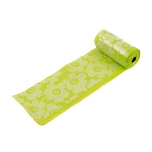 Great&amp;Small Tough Poop Bags Green Flower