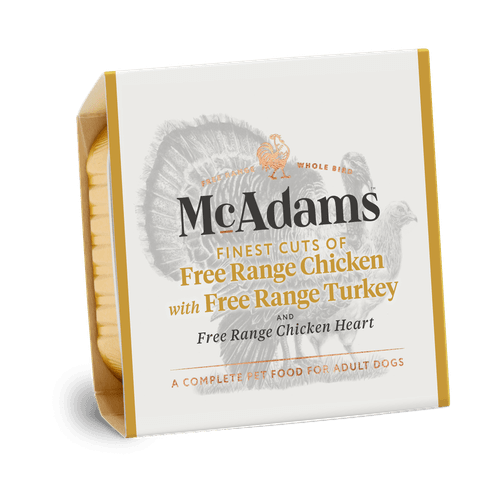 McAdams Free Range Chicken with Free Range Turkey &amp; Chicken Heart Wet Dog Food