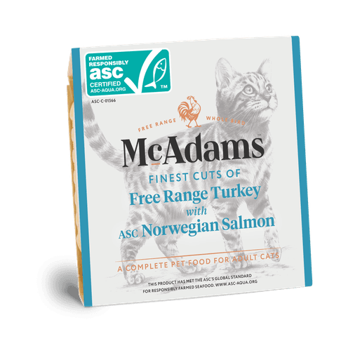 McAdams Whole British Free Range Turkey &amp; MSC Norwegian Salmon Wet Dog Food