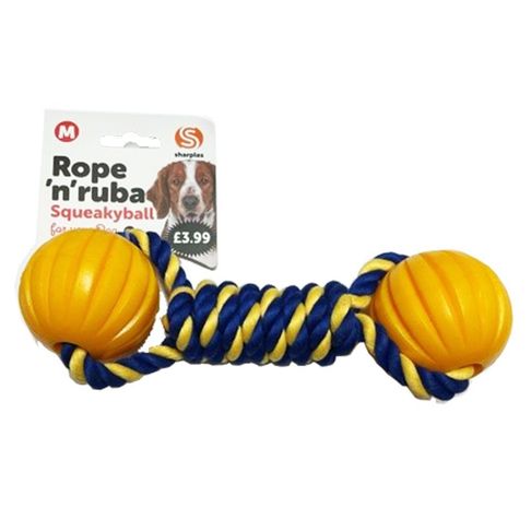 Sharples Rope n Ruba Squeakyball