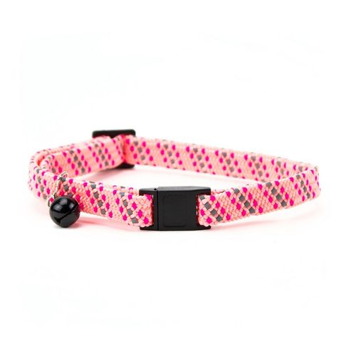 Great&amp;Small Reflective Pink Cat Collar