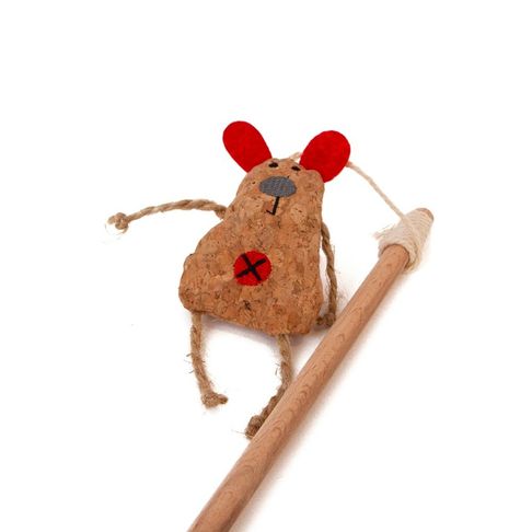 Great&amp;Small Cat Dangler Cork Mouse