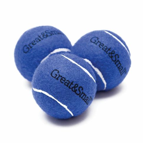 Great&amp;Small Squeaky Blue Tennis Ball