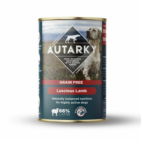 Autarky Adult Dog Grain Free Lamb Wet Dog Food 12 x 395g