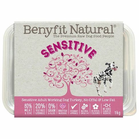 Benyfit Natural Sensitive Turkey Dog Food 1kg