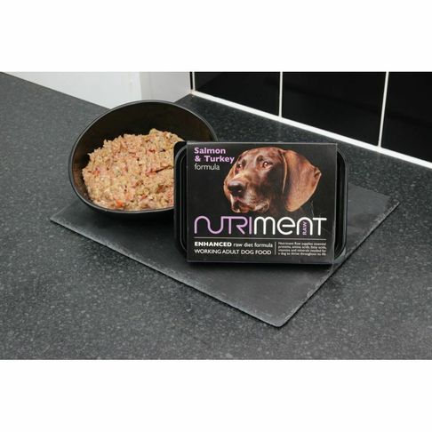 Nutriment Salmon &amp; Turkey Formula Raw Adult Dog Food 500g