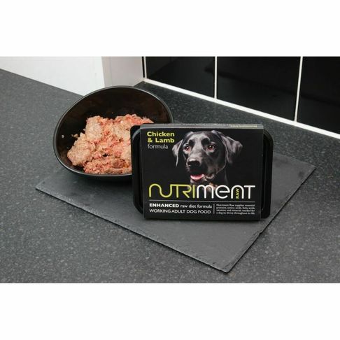 Nutriment Chicken &amp; Lamb Formula Raw Adult Dog Food 500g