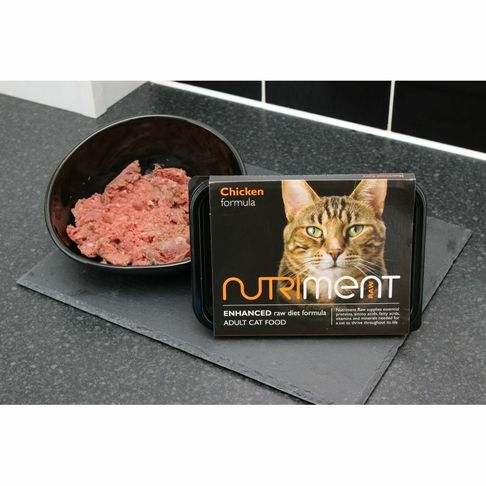 Nutriment Chicken Formula Complete Raw Adult Cat Food 500g