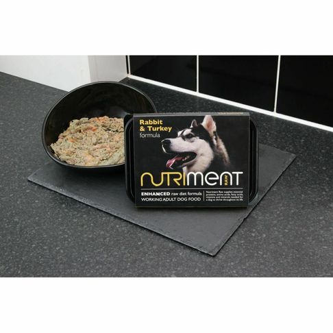Nutriment Rabbit &amp; Turkey Formula Raw Adult Dog Food 500g