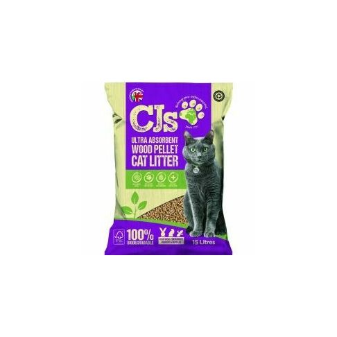 CJ's Cat Litter Ultra Natural Wood Pellet Cat Litter