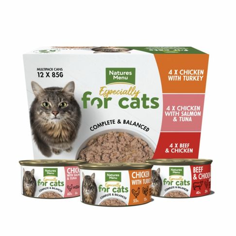Natures Menu Complete Multipack Wet Cat Food 12 x 85g