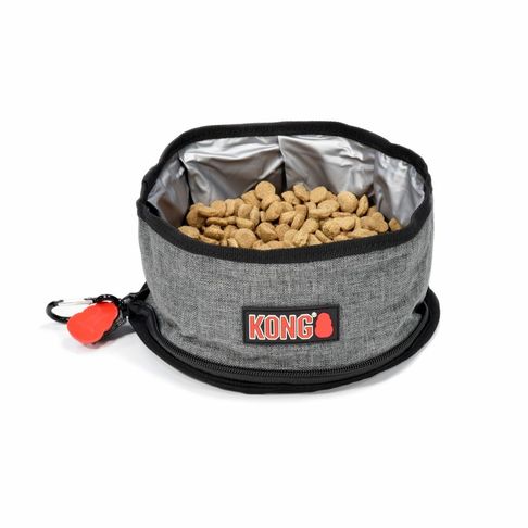 KONG Fold-Up Pet Travel Bowl