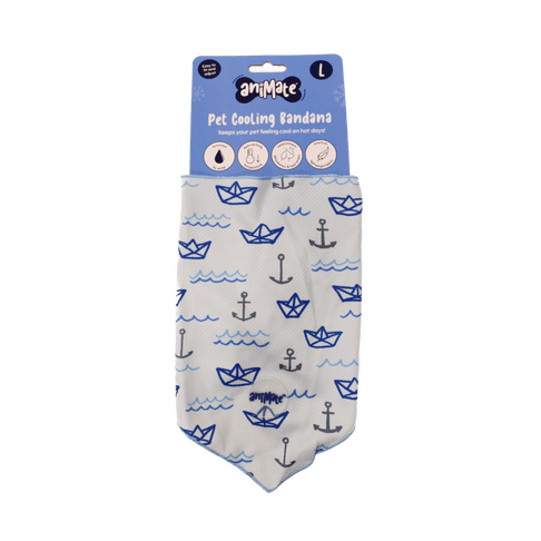 Animate Pet Cooling Bandana - Anchor