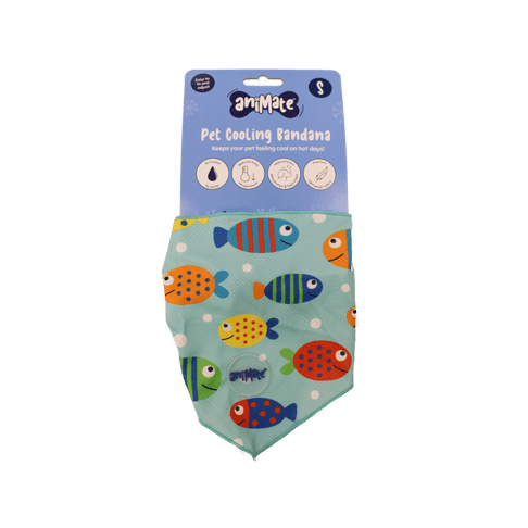 Animate Pet Cooling Bandana - Fish