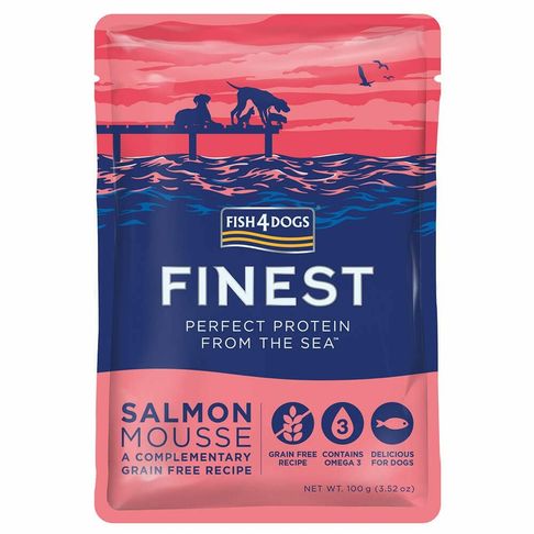 Fish4Dogs Finest Salmon Mousse Wet Dog Food