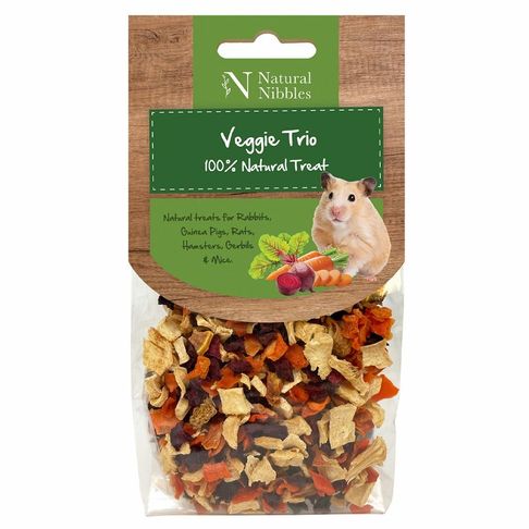Natural Nibbles Veggie Trio Treats 70g