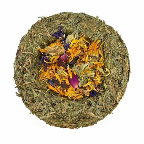 Natural Nibbles Hay Bowl Flower Feast